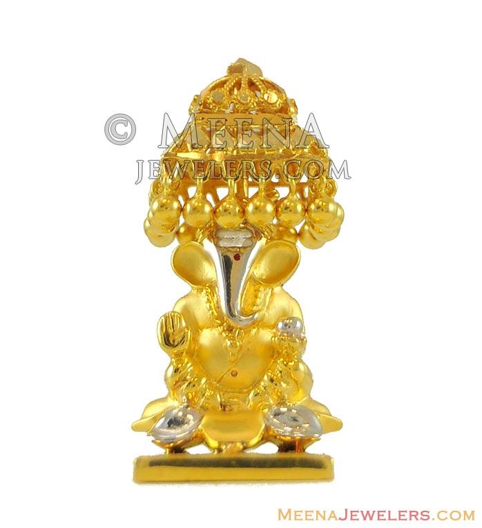 22K Ganesh Murti (Hindu Idol) GmGa9080 22K Ganesh Gold Murti (Idol