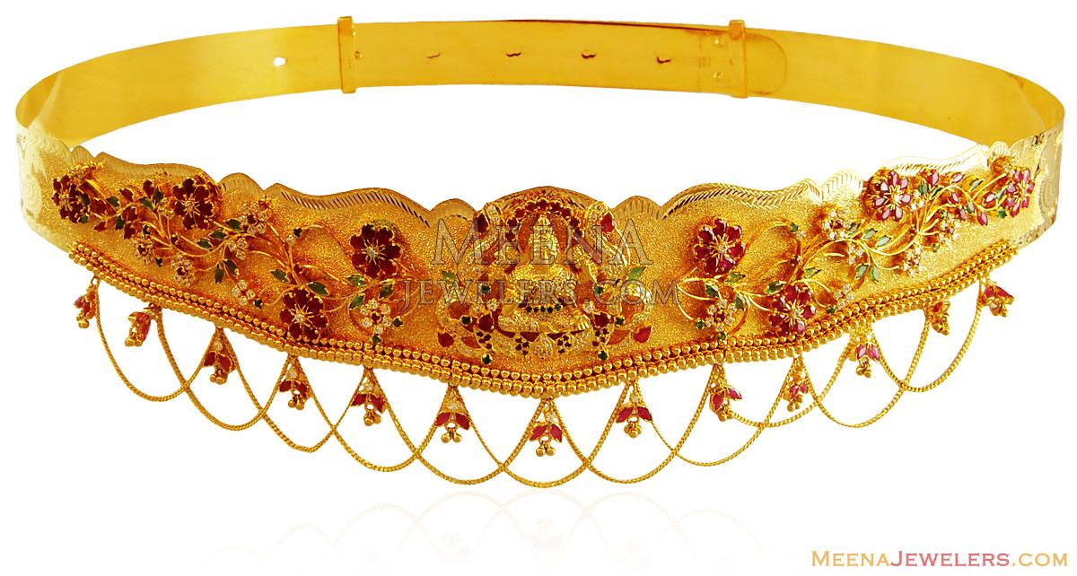 latest gold waist belt designs