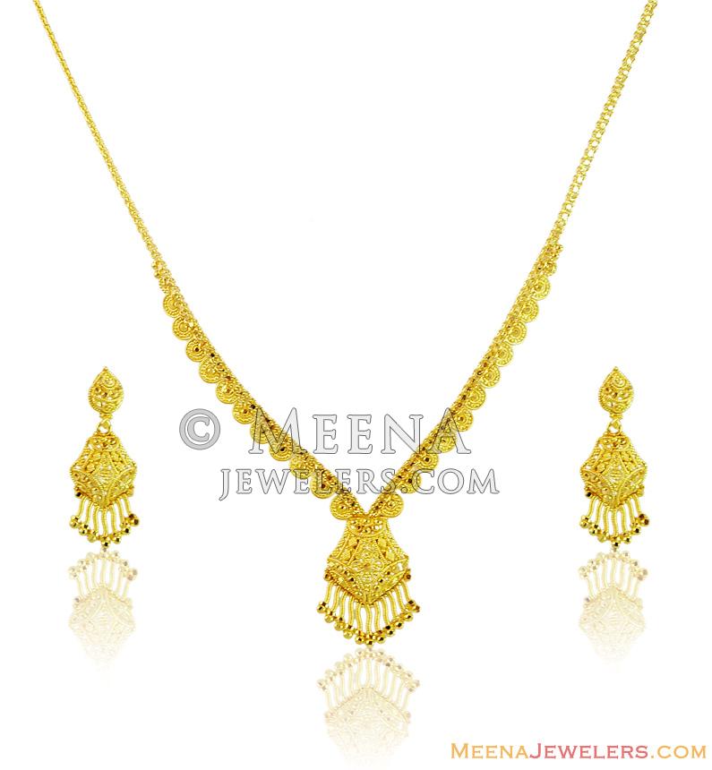 Light Weight Gold Necklace Sets