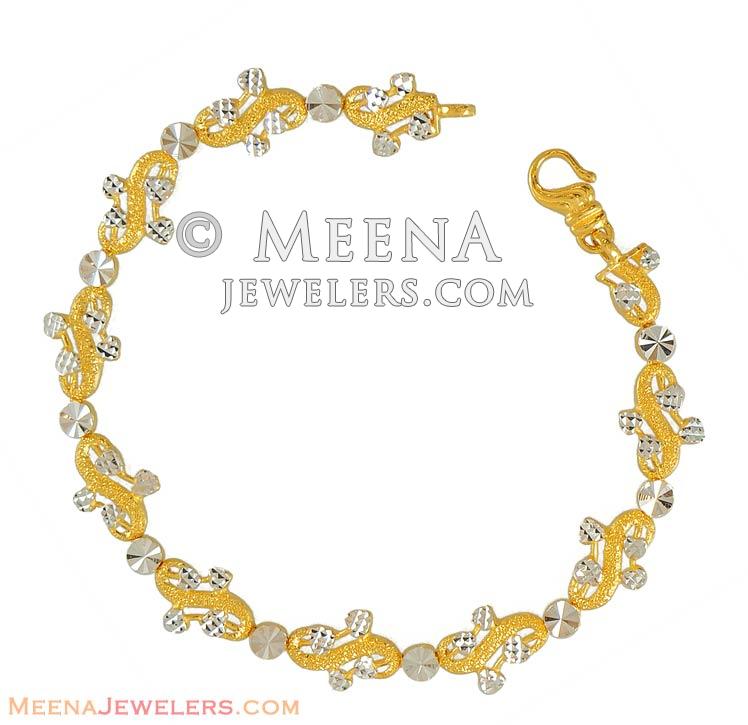 22k Gold Designer Bracelet BrLa7234 22K Exclusive gold designer