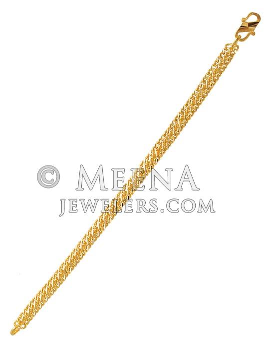 22Kt Gold Ladies Bracelet BrLa4416 22Kt Gold Ladies(small) Bracelet