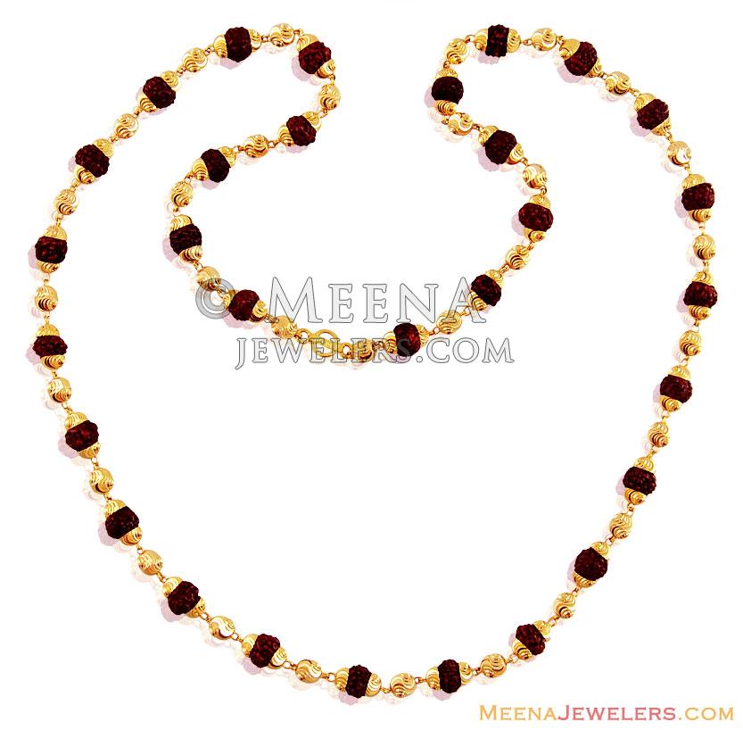 fancy gold mala