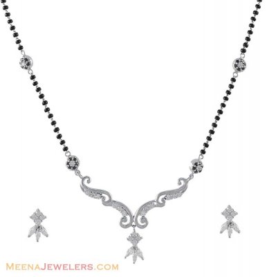 18Kt Gold Mangalsutra Set ( Gold Mangalsutra Sets )