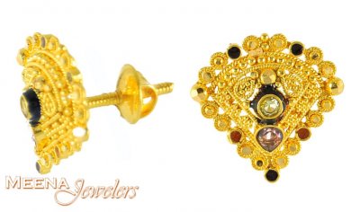 22Kt Gold Jewelry (Meenakari) ( 22 Kt Gold Tops )