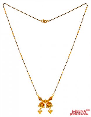 22k Fancy Long Meena Mangalsutra ( MangalSutras )