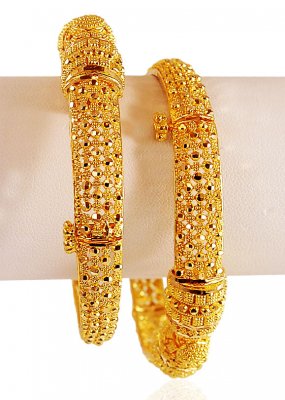 22K Gold Filigree Kada (1 pcs) ( Kadas )