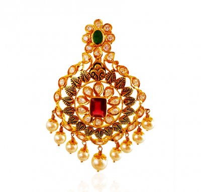 22K Gold Pachi Style Pendant ( Fancy Pendants )