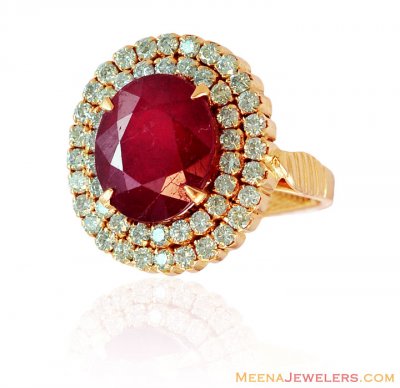 Exclusive Diamond Ruby Ring ( Diamond Rings )