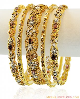 Exclusive Antique Bangles Set(5PC) ( Set of Bangles )