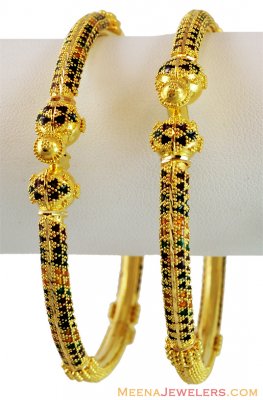 22k Gold Pipe kada(2 PC) ( Kadas )