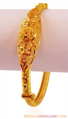 22k Ladies Fancy Gold Kada (1 pc) ( Kadas )