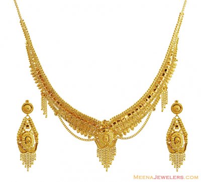 22K Light Construction Gold Set  ( 22 Kt Gold Sets )