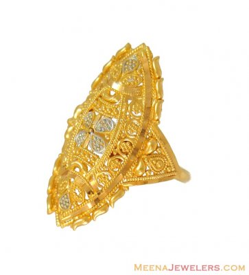 Indian Bridal Ring (22K Gold) ( Ladies Gold Ring )
