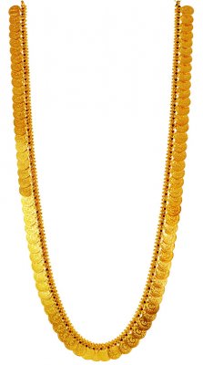 22k Uncut Diamond Kasu Necklace  ( Diamond Necklace Sets )