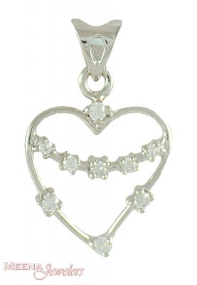 Heart Shaped 18K Pendant ( Fancy Pendants )