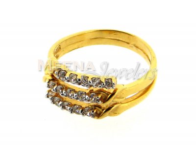 22 Kt Gold Ladies Signity Rings ( Ladies Signity Rings )