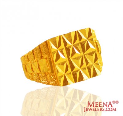 22k Gold Mens Ring ( Mens Gold Ring )