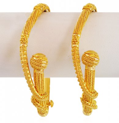 22K Gold Fancy Kada (1PC) ( Kadas )