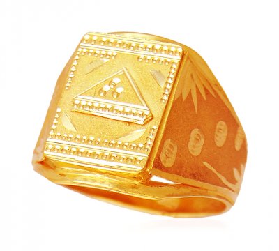 22k Mens Ring ( Mens Gold Ring )