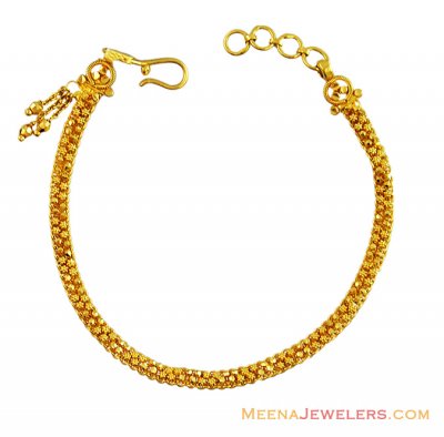 Indian Gold Bracelet 22K  ( Ladies Bracelets )