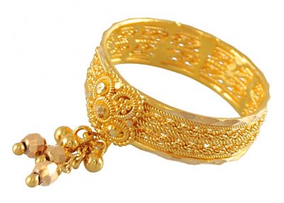 22K Ladies Band with Hanging ( Ladies Gold Ring )