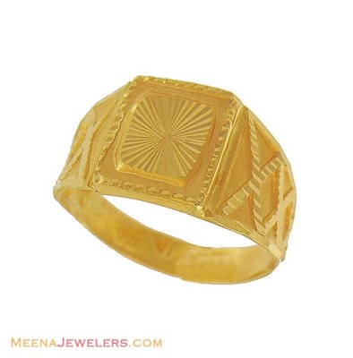 22k Mens Gold Ring ( Mens Gold Ring )