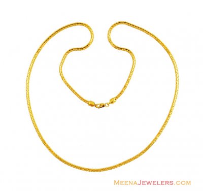 Gold Fancy Chain 22K ( Plain Gold Chains )