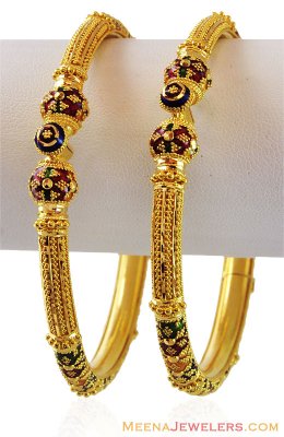 Meenakari Exclusive Kadas 22K ( Kadas )