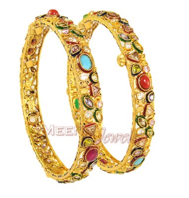 Gold Antique Bangles ( Antique Bangles )