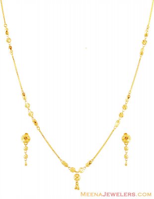 Beautiful 22K Necklace Set ( Light Sets )