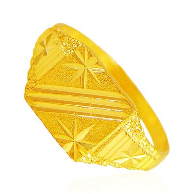 22Kt Gold Mens Ring ( Mens Gold Ring )