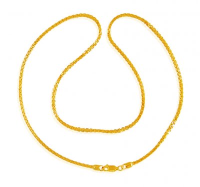 22 Kt Gold Chain (20 In) ( Men`s Gold Chains )