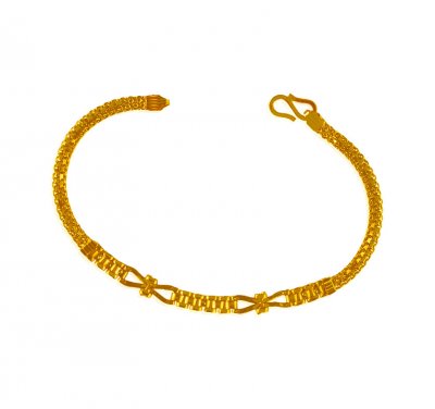 22 Kt Gold Mens Bracelet ( Men`s Bracelets )