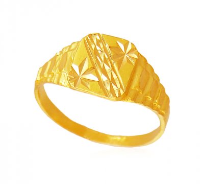 22k Gold Mens Ring ( Mens Gold Ring )