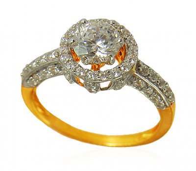 22k Designer Stone Ring ( Ladies Signity Rings )