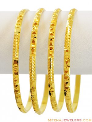 Laser Cut Machine Bangles Set  ( Set of Bangles )