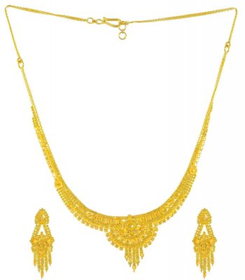 Gold Necklace and Earrings Set ( Light Sets )