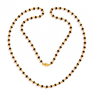 22K Holy Tulsi Mala 26In ( 22Kt Long Chains (Ladies) )