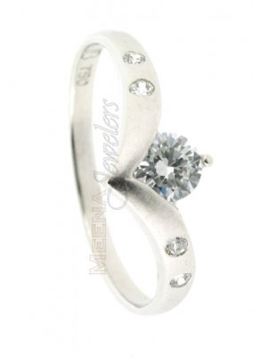 18Kt White Gold Ladies Ring ( Ladies White Gold Rings )