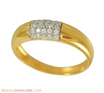 22Kt Gold Signity Ring ( Ladies Signity Rings )