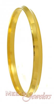 22K Punjabi Kada ( Mens Gold Kada )