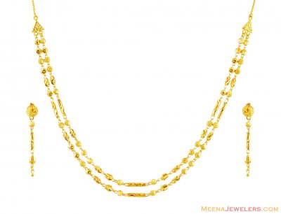 Gold Layered Necklace Set ( Light Sets )