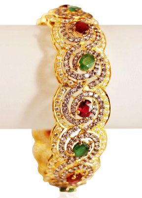 22K Gold Antique Kada(1pc) ( Antique Bangles )