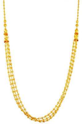 22K Gold Layered Chain(24 Inches) ( 22Kt Long Chains (Ladies) )