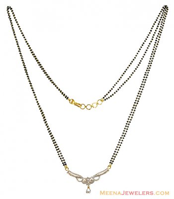 18K Gold Fancy Diamond Mangalsutra  ( Diamond MangalSutras )