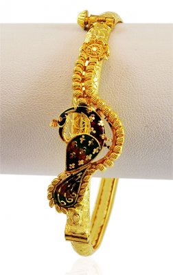 22K Gold Peacock Kada ( Kadas )