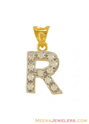 22k Fancy Initial ( Initial Pendants )