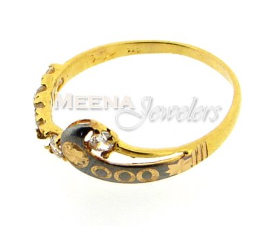 22 Kt Gold Ladies Signity Rings ( Ladies Signity Rings )