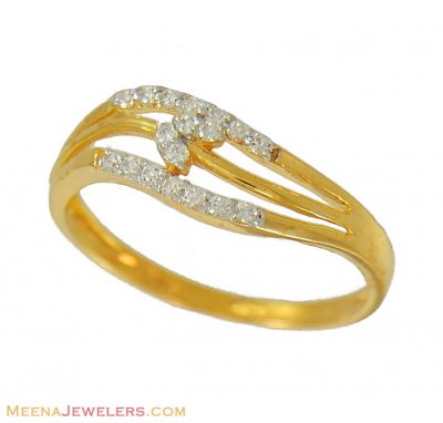 Ladies Signity Ring (22K Gold) ( Ladies Signity Rings )