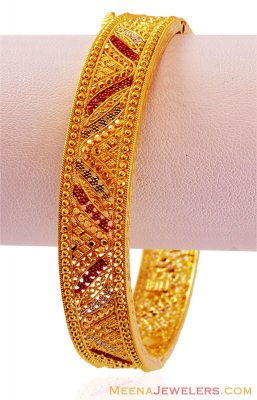 22K Tricolor Gold Kada ( Kadas )